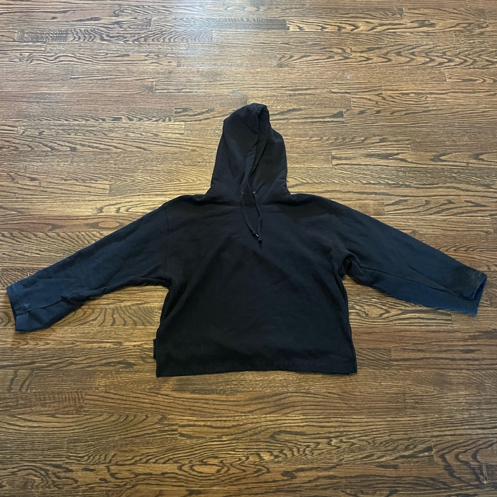 UNIQLO Boxy Fit Black Hoodie